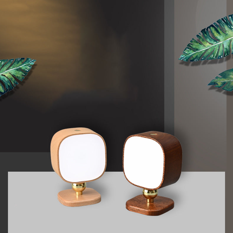 Rechargeable Radar Sensor Wood Wall Lamp