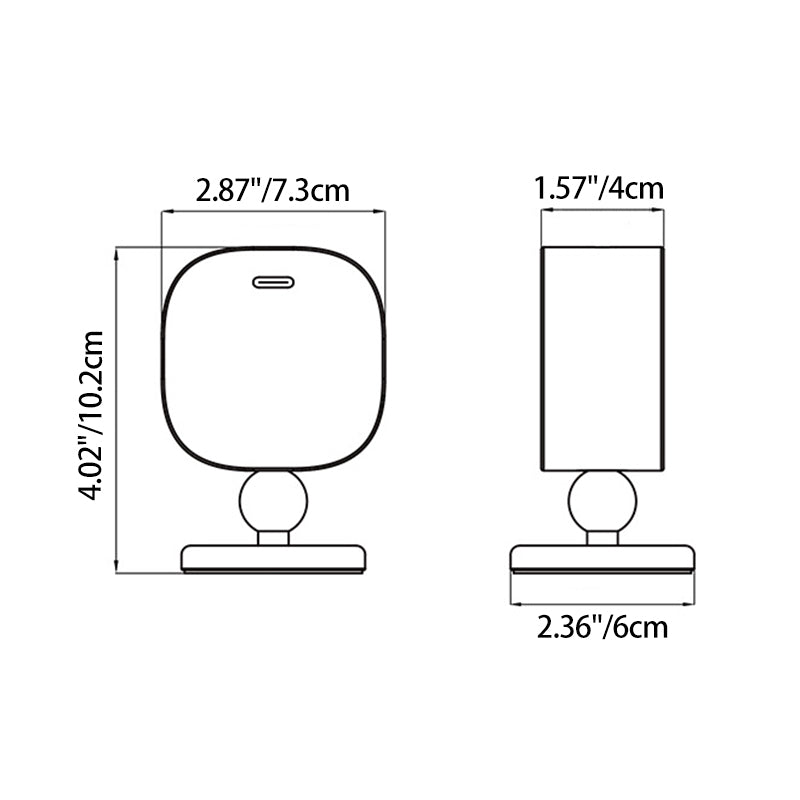 Rechargeable Radar Sensor Wood Wall Lamp