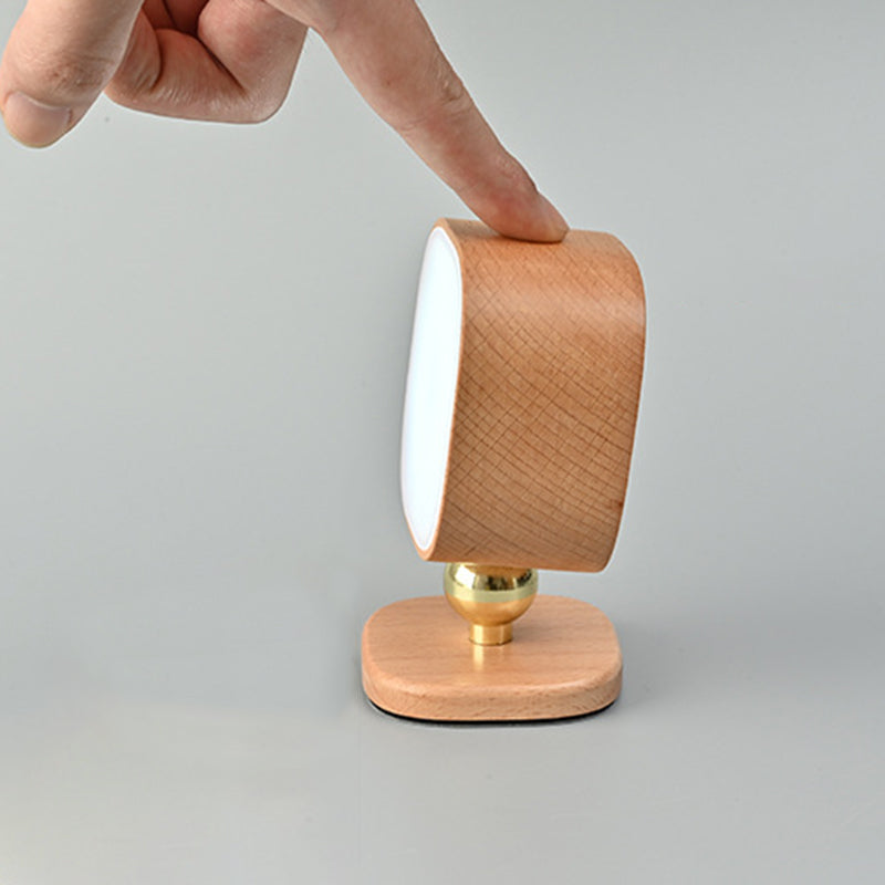Rechargeable Radar Sensor Wood Wall Lamp