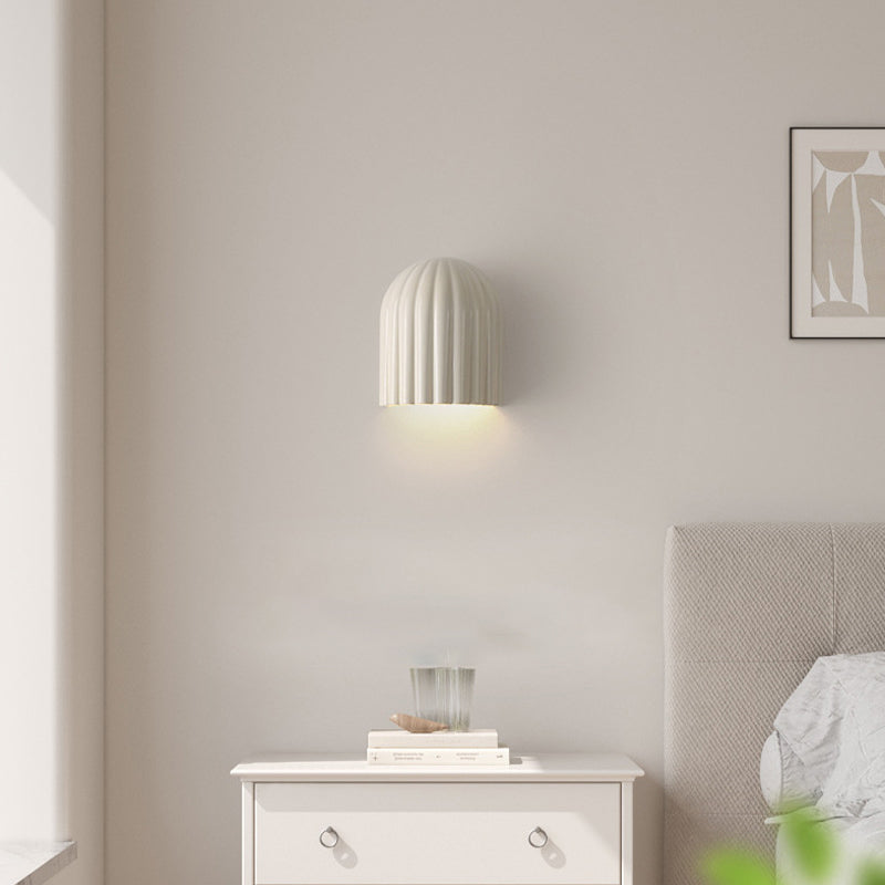 Iron Resin Oval Striped 2-Light Wall Lamp