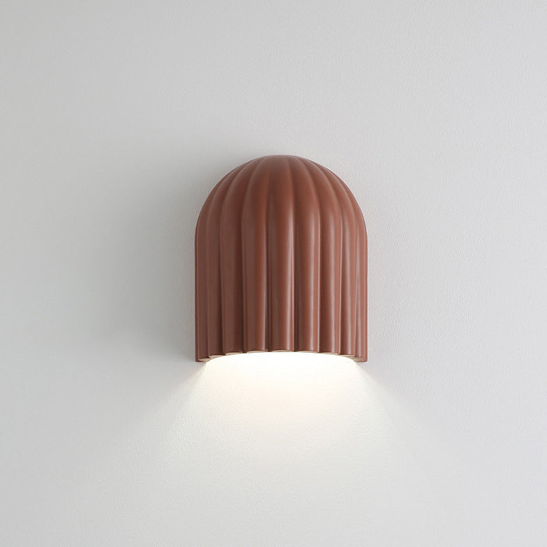 Iron Resin Oval Striped 2-Light Wall Lamp