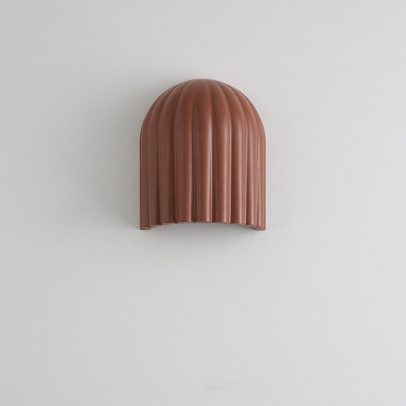 Iron Resin Oval Striped 2-Light Wall Lamp