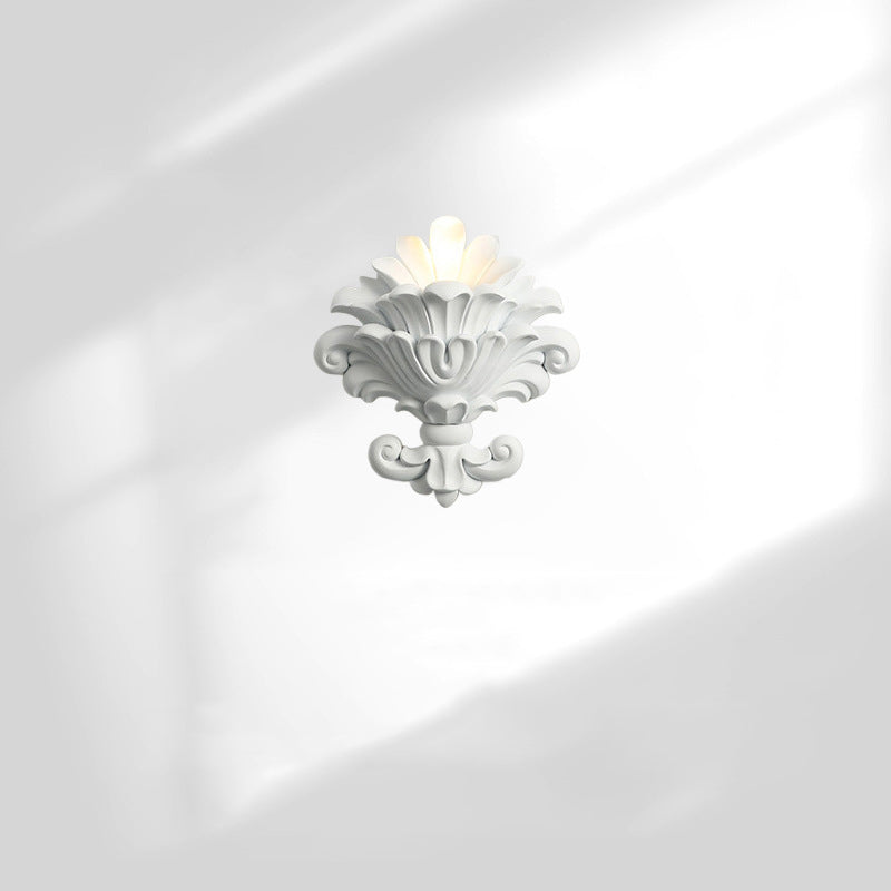 Resin Hardware Candlestick Roman Wall Lamp