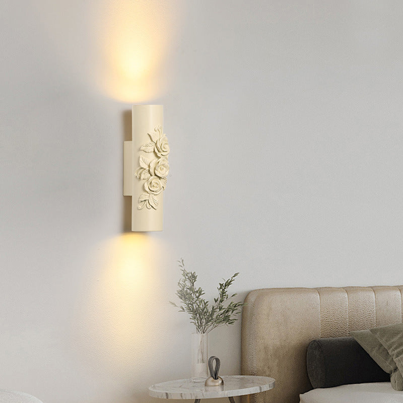 Resin Hardware Candlestick Roman Wall Lamp