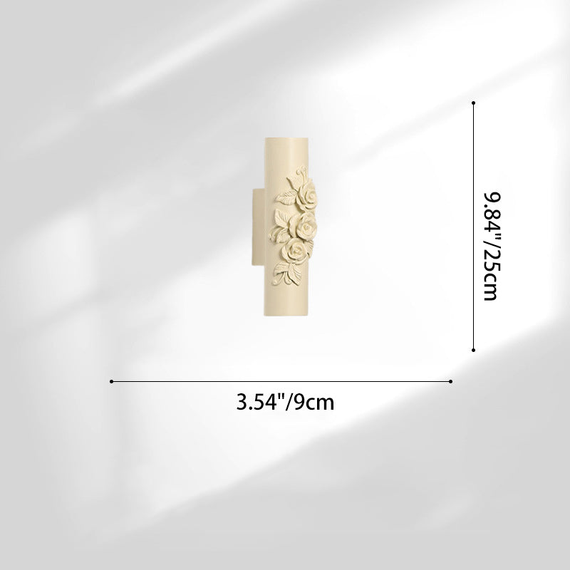 Resin Hardware Candlestick Roman Wall Lamp