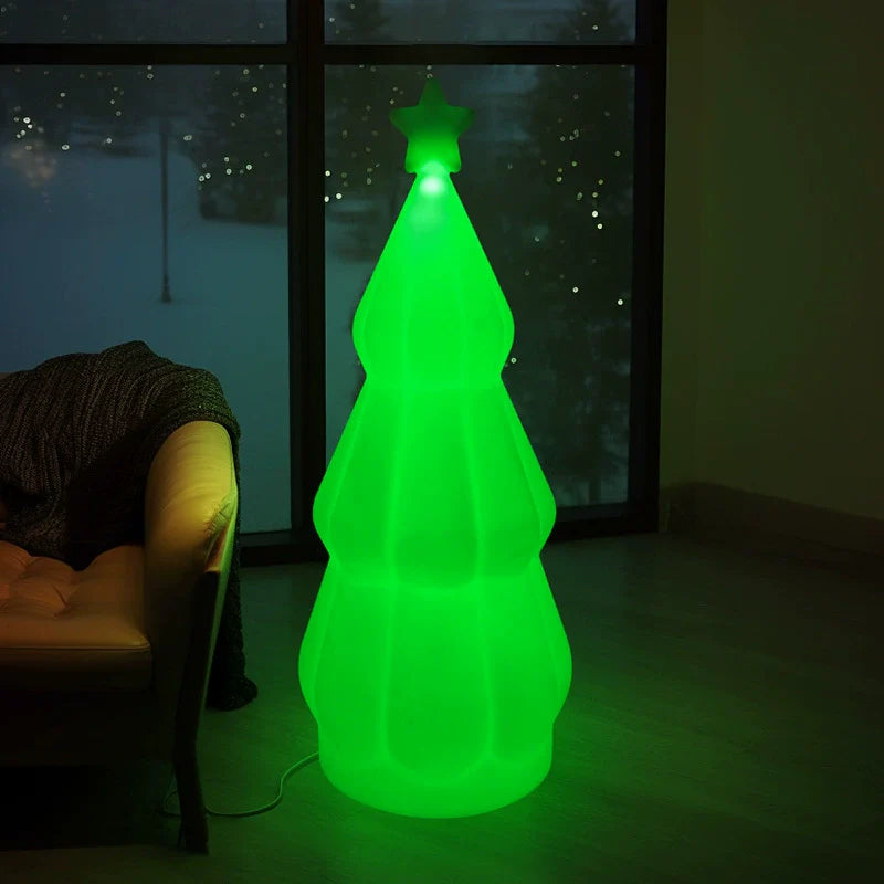 Rechargeable PE Christmas Tree Outdoor Light