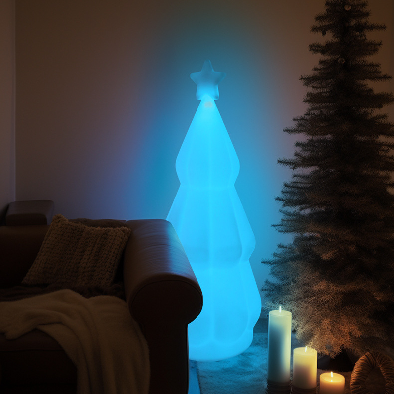 Rechargeable PE Christmas Tree Outdoor Light