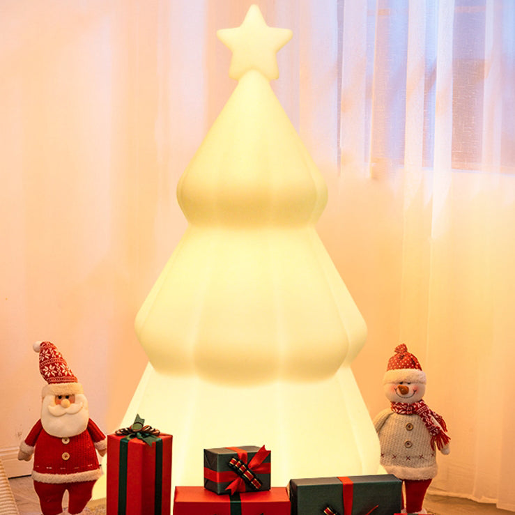 Rechargeable PE Christmas Tree Outdoor Light
