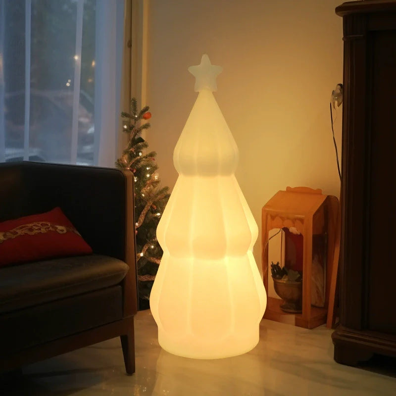 Rechargeable PE Christmas Tree Outdoor Light