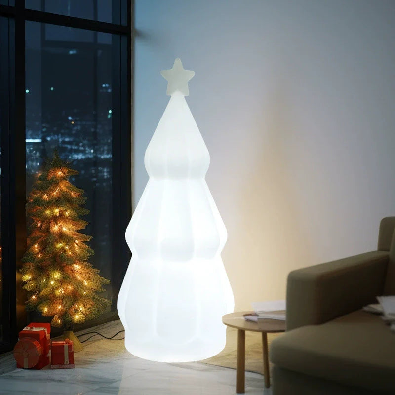 Rechargeable PE Christmas Tree Outdoor Light