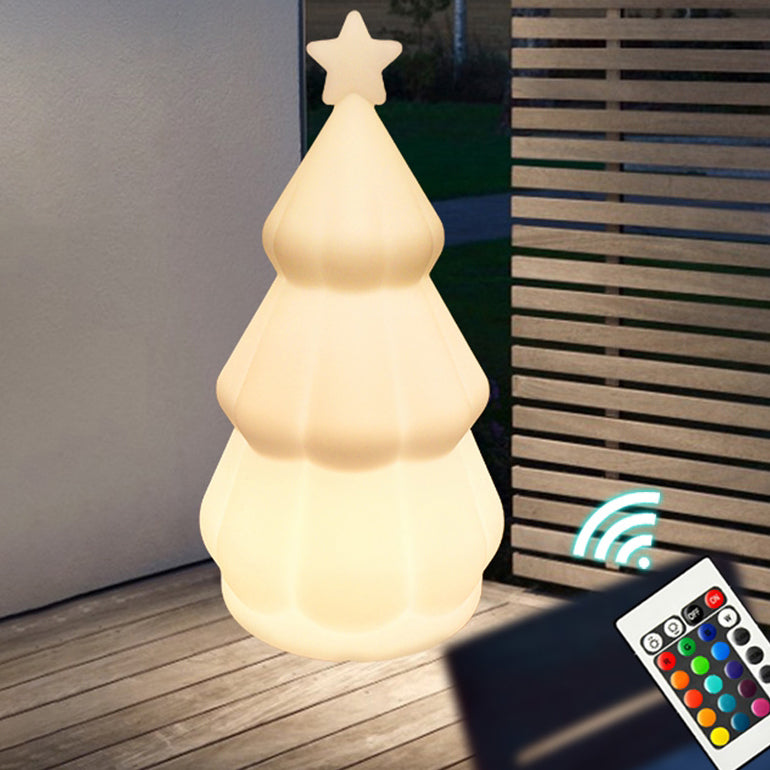 Rechargeable PE Christmas Tree Outdoor Light