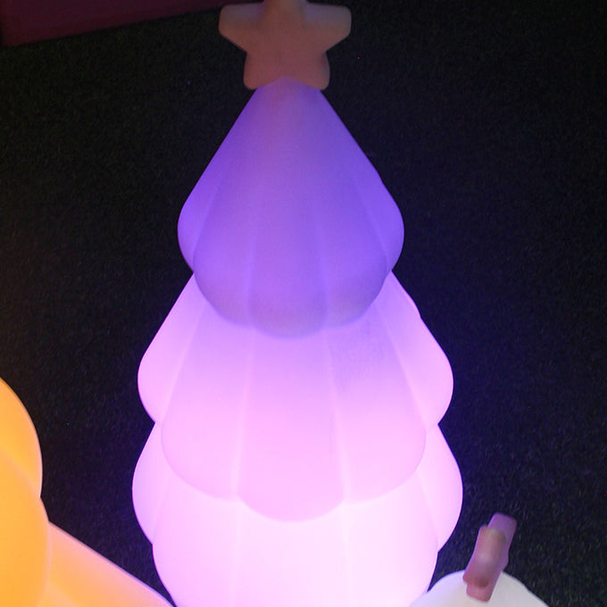 Rechargeable PE Christmas Tree Outdoor Light