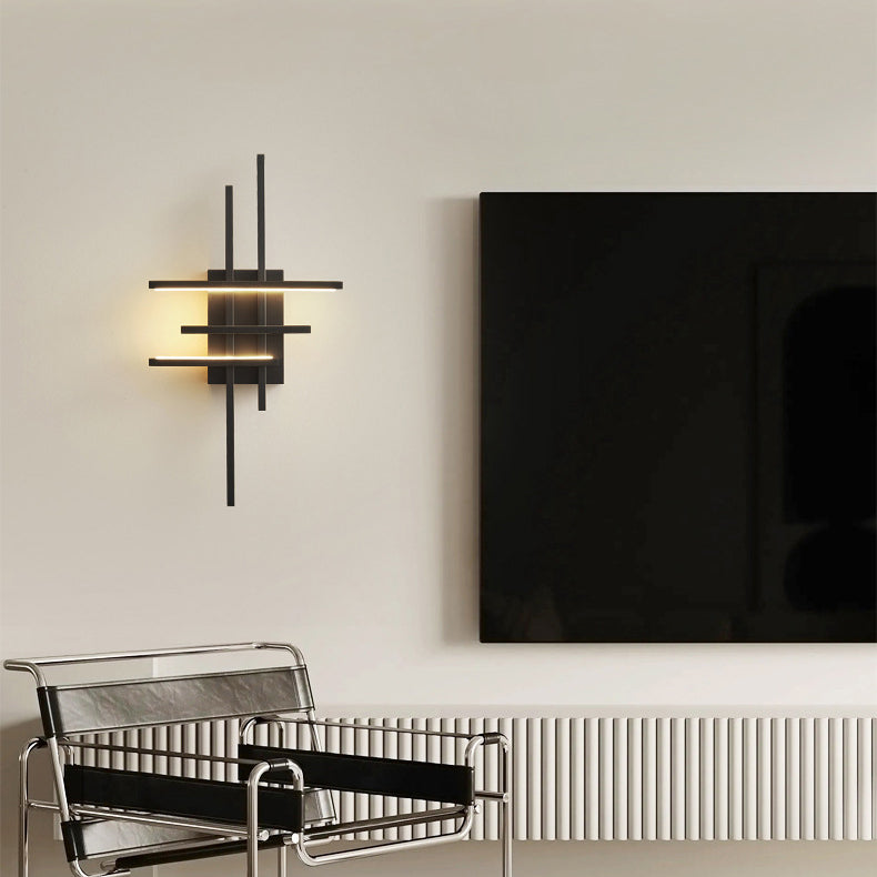 All Copper Line Crooked Wall Lamp
