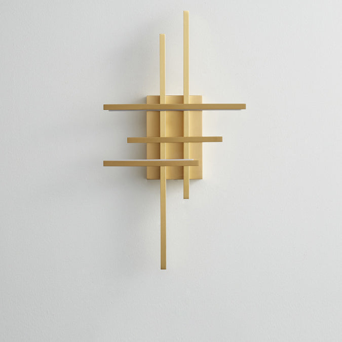 All Copper Line Crooked Wall Lamp