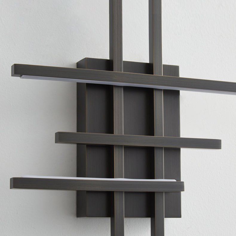 All Copper Line Crooked Wall Lamp