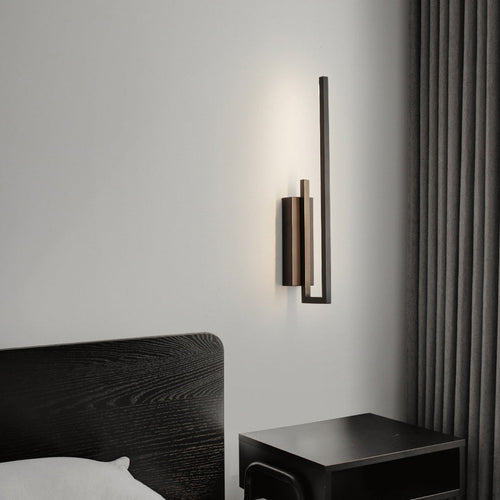 All Copper Line Crooked Wall Lamp