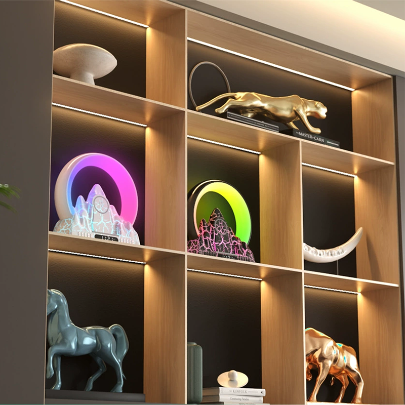 ABS Rechargeable Bluetooth Circle Table Lamp