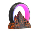 ABS Rechargeable Bluetooth Circle Table Lamp