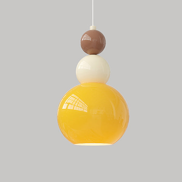 Hardware Glass Floral Ball Wall Lamp