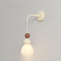 Hardware Glass Floral Ball Wall Lamp