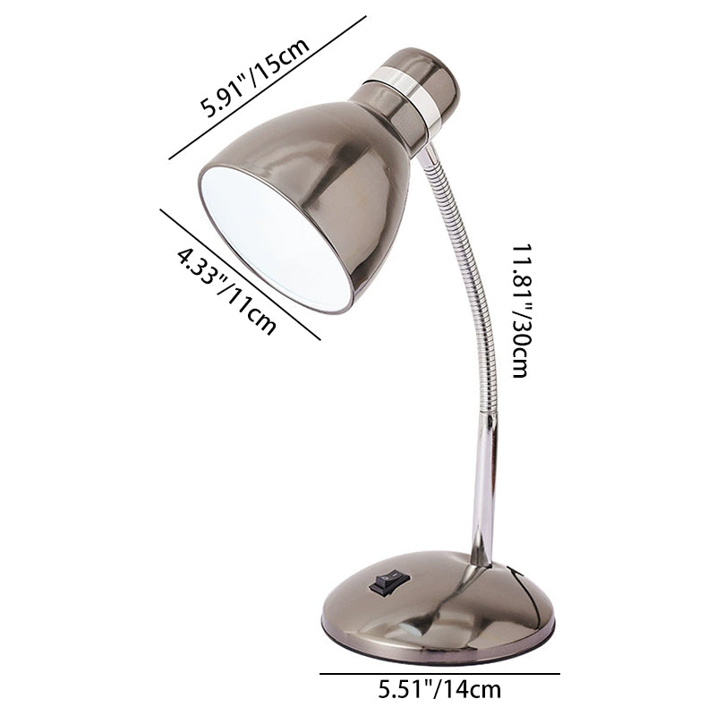 Iron Conic Round Desk Table Lamp