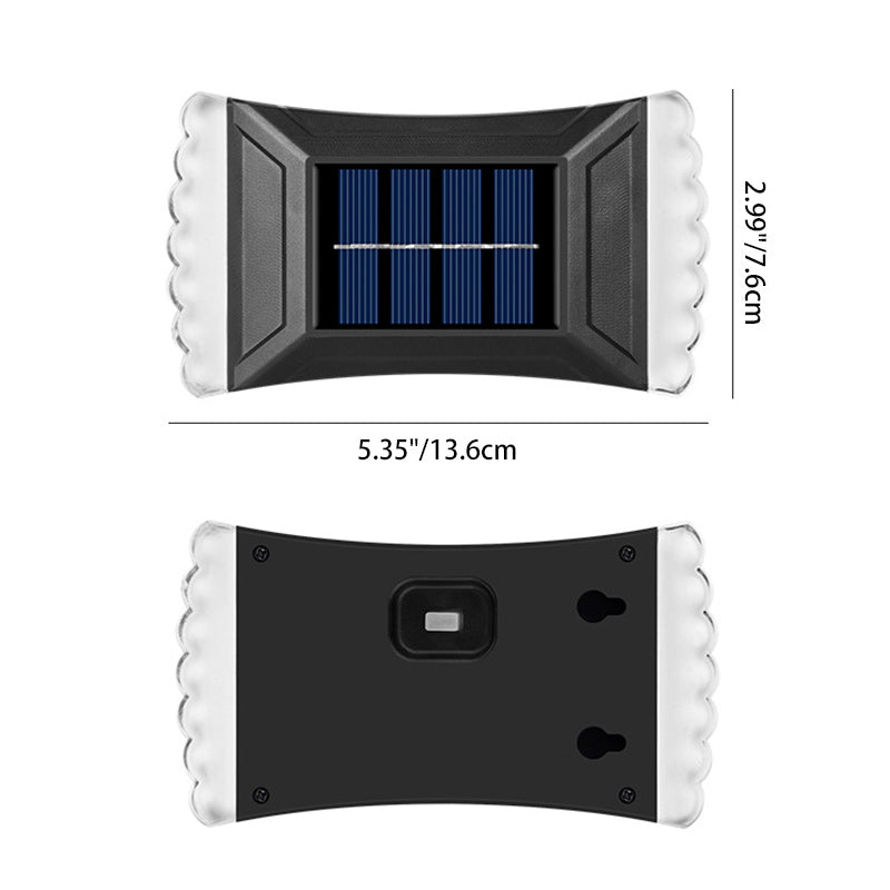 ABS Rectangular Cookie Patio Outdoor Light