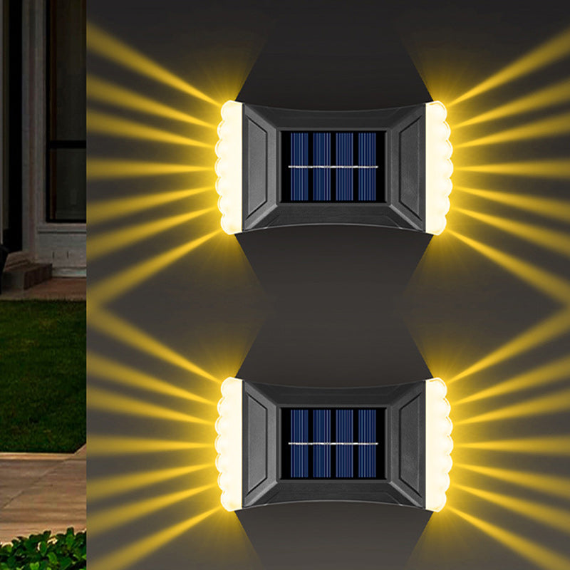 ABS Rectangular Cookie Patio Outdoor Light