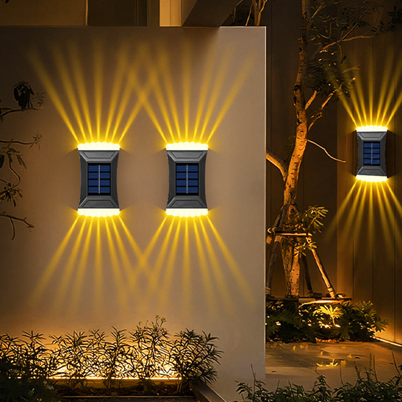 ABS Rectangular Cookie Patio Outdoor Light