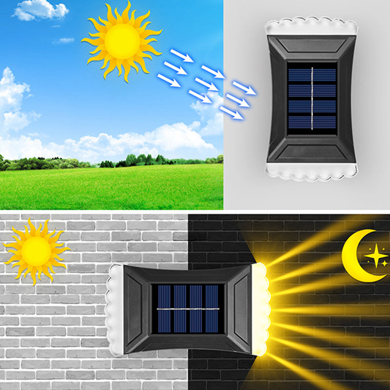 ABS Rectangular Cookie Patio Outdoor Light