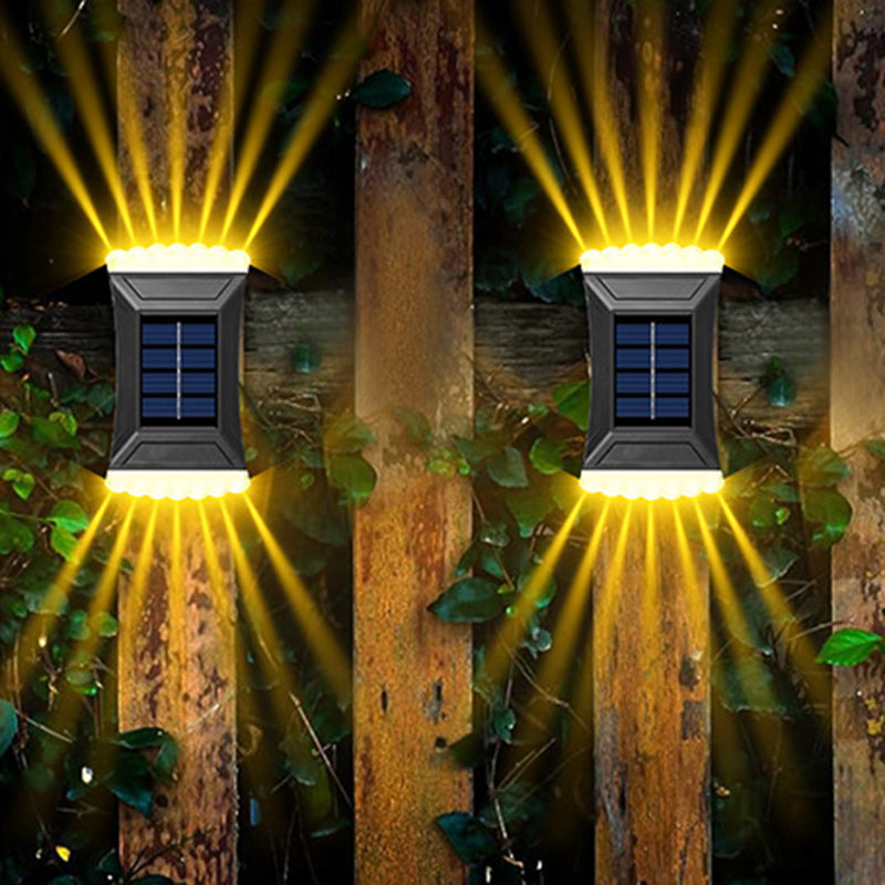 ABS Rectangular Cookie Patio Outdoor Light