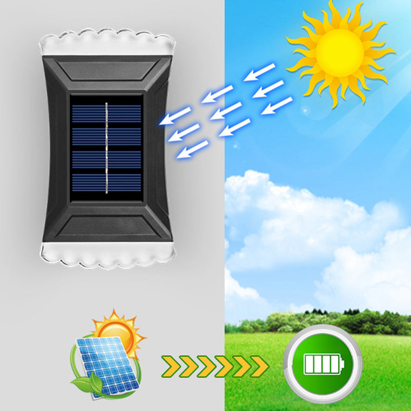 ABS Rectangular Cookie Patio Outdoor Light