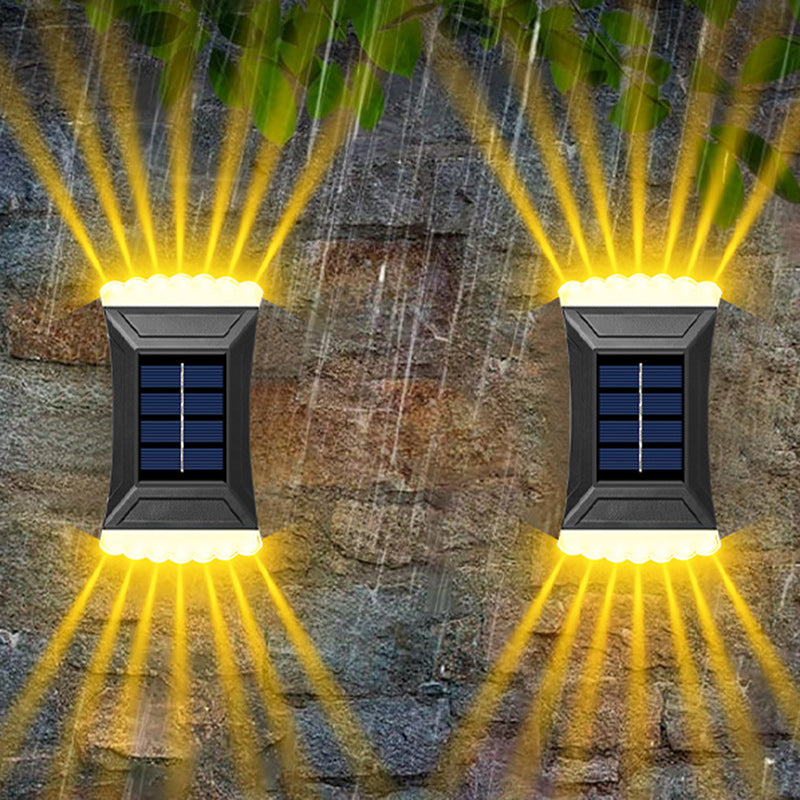 ABS Rectangular Cookie Patio Outdoor Light