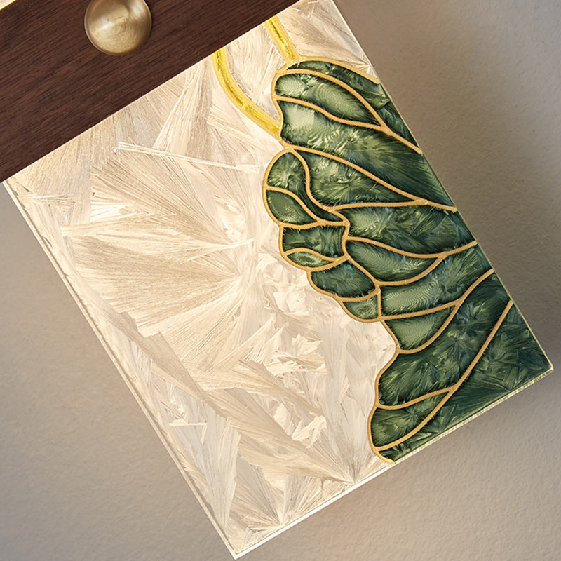Walnut Copper PVC Enamel Wall Lamp