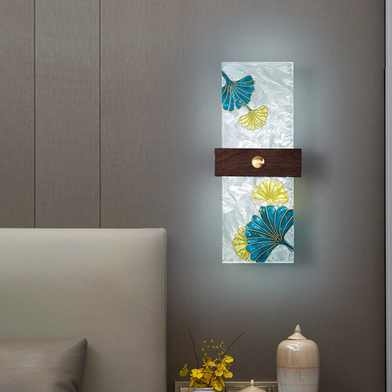 Walnut Copper PVC Enamel Wall Lamp