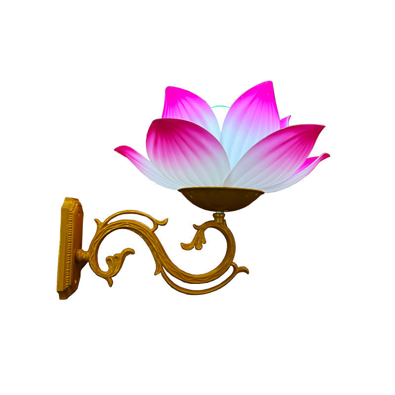 Plastic Aluminum Lotus Patio Outdoor Light
