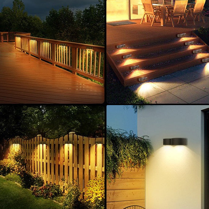 ABS PS Telescope Round Outdoor Light