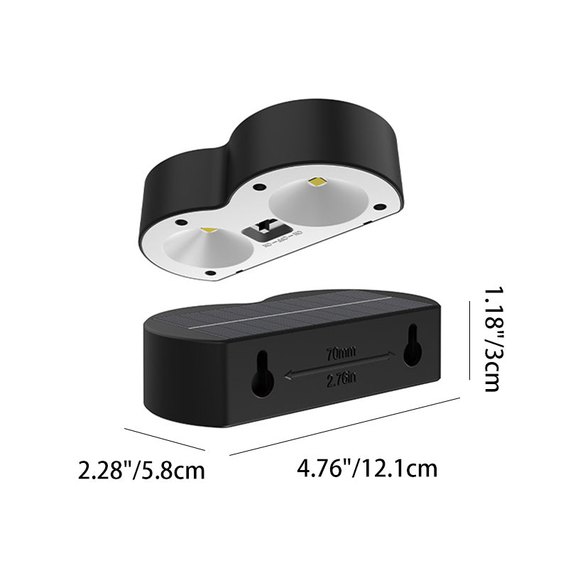 ABS PS Telescope Round Outdoor Light