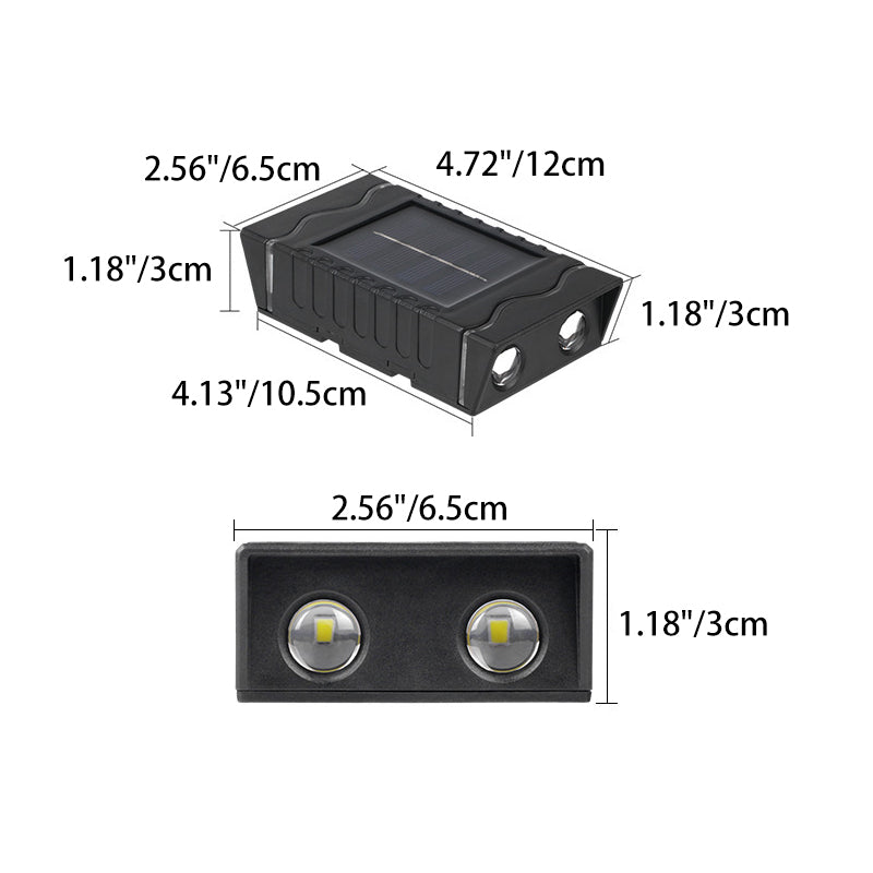 ABS PS Rectangular Patio Outdoor Light