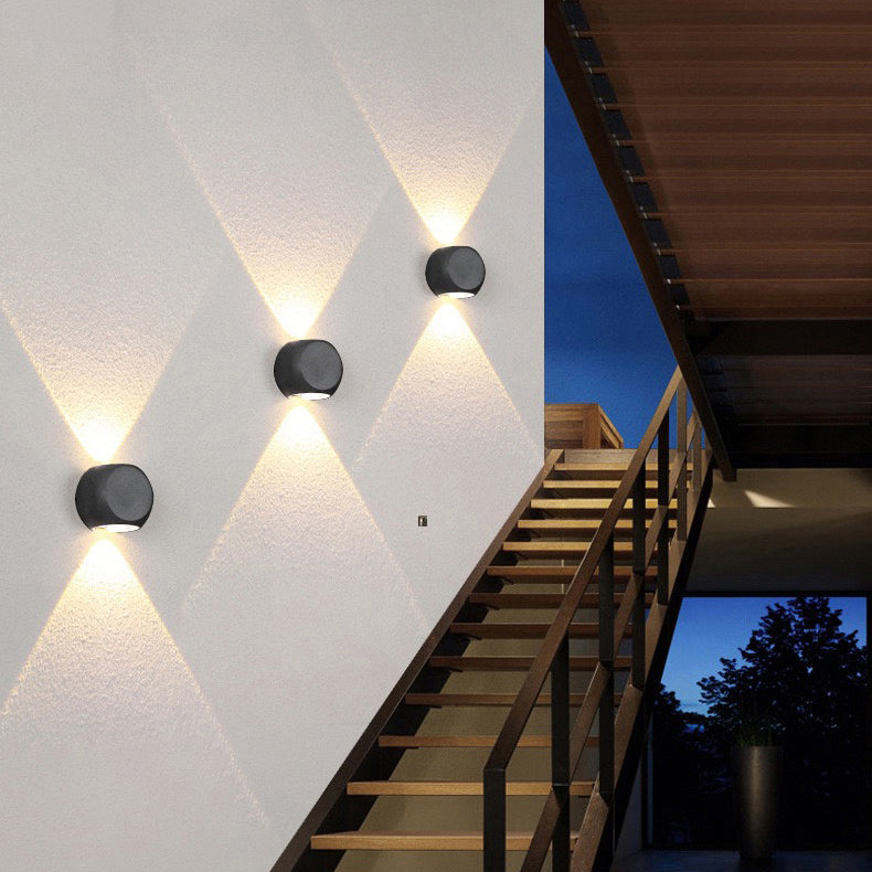 Aluminum Dice Cube Patio Outdoor Light