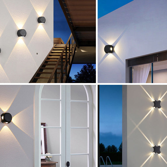 Aluminum Dice Cube Patio Outdoor Light