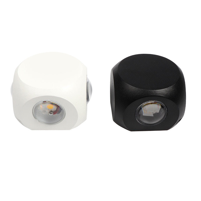 Aluminum Dice Cube Patio Outdoor Light