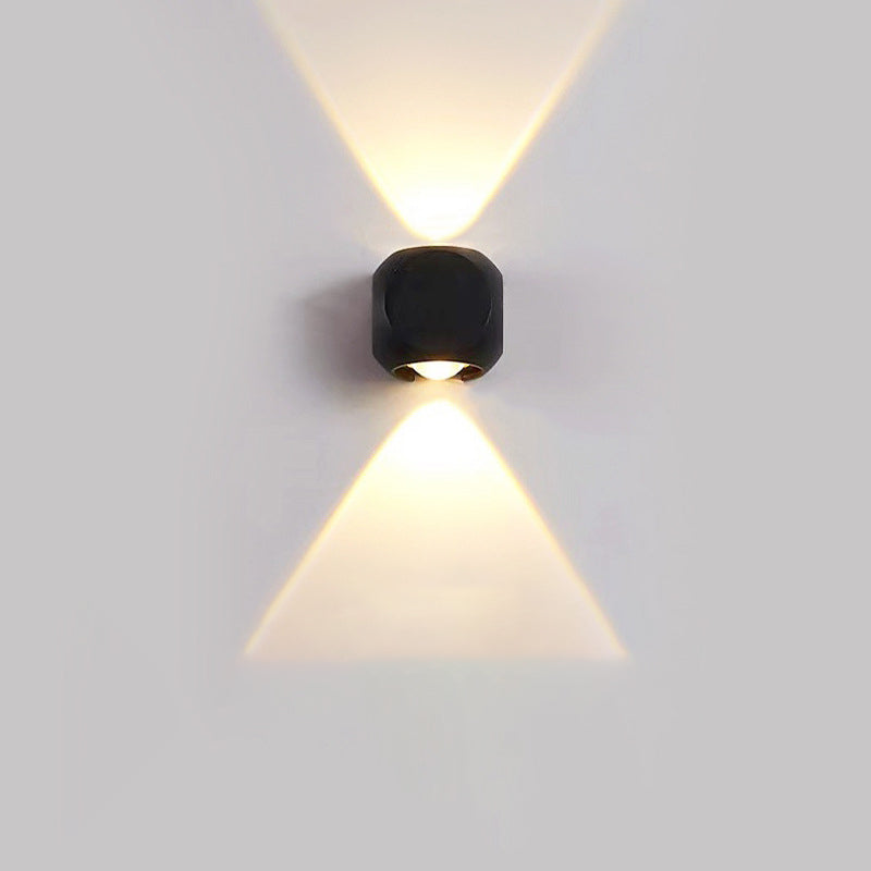 Aluminum Dice Cube Patio Outdoor Light