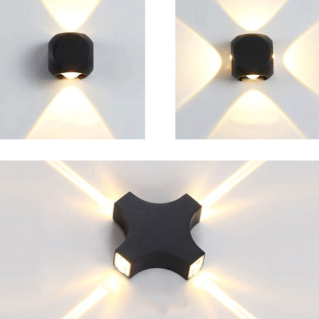Aluminum Dice Cube Patio Outdoor Light