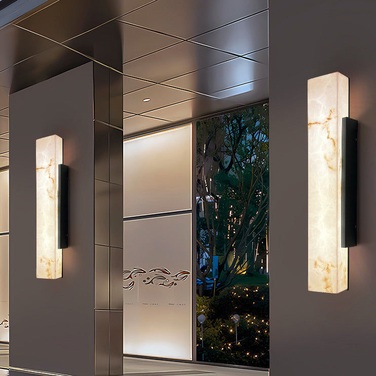 Imitation Marble Stainless Steel Outdoor Light