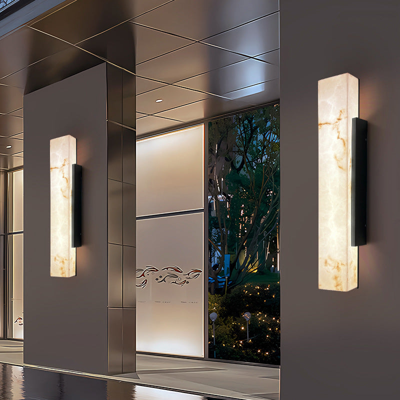 Imitation Marble Stainless Steel Outdoor Light