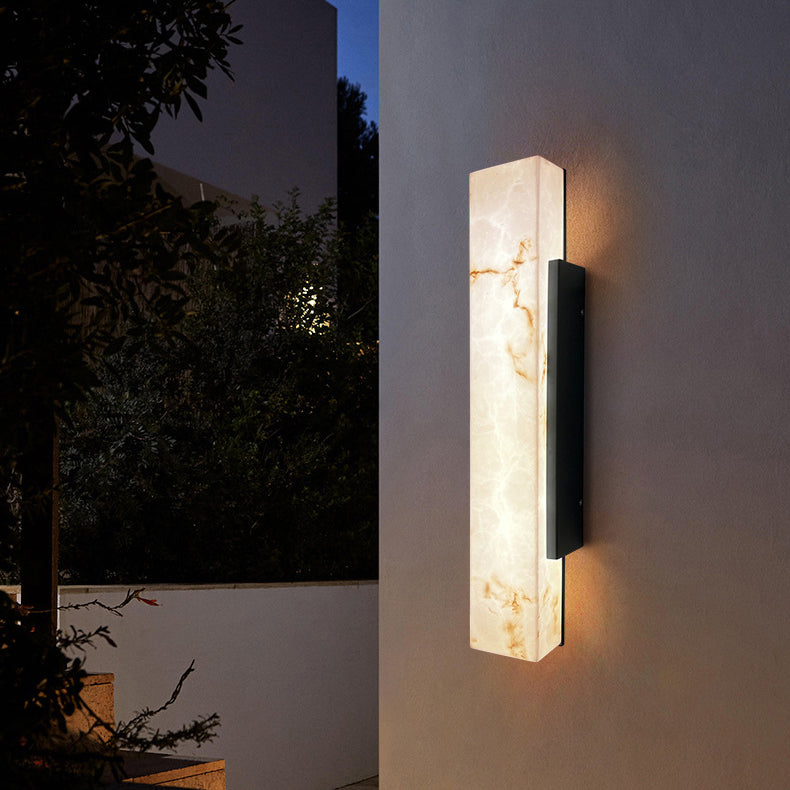 Imitation Marble Stainless Steel Outdoor Light