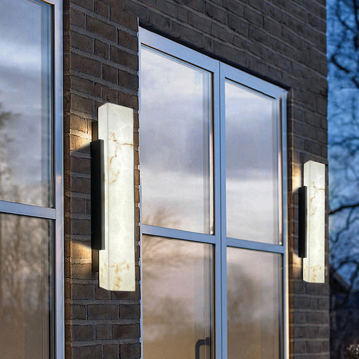 Imitation Marble Stainless Steel Outdoor Light