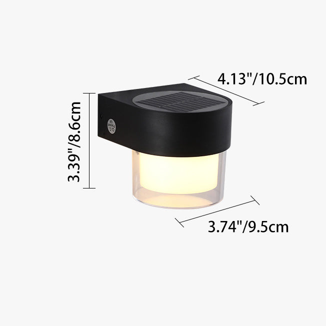 ABS Cylinder Square Patio Outdoor Light