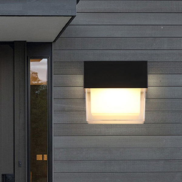 ABS Cylinder Square Patio Outdoor Light