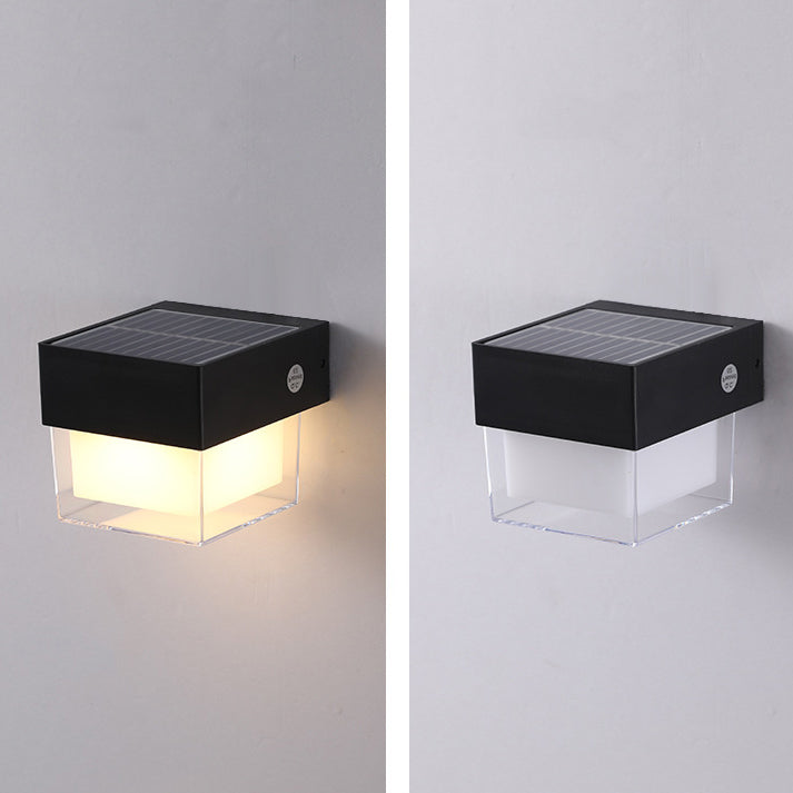 ABS Cylinder Square Patio Outdoor Light